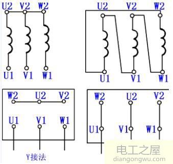 電機星三角接線(xiàn)方法及星三角啟動(dòng)的電路原理圖