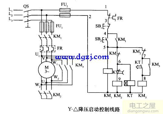電動(dòng)機啟動(dòng)接線(xiàn)原理圖電路圖大全
