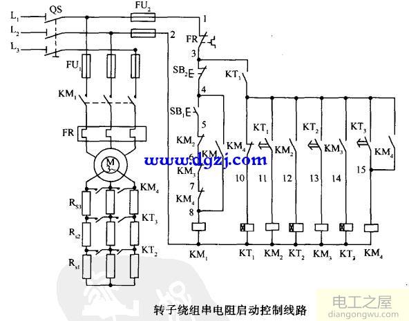 電動(dòng)機啟動(dòng)接線(xiàn)原理圖電路圖大全