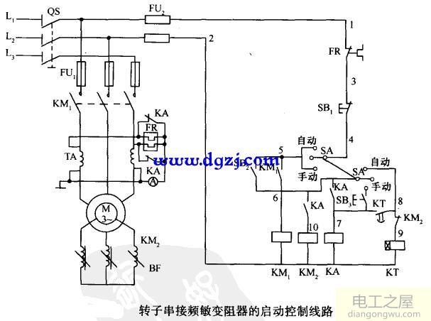 電動(dòng)機啟動(dòng)接線(xiàn)原理圖電路圖大全
