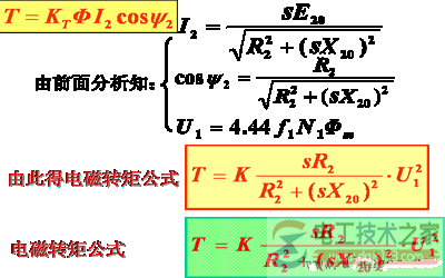 三相異步電動(dòng)機的轉矩公式2